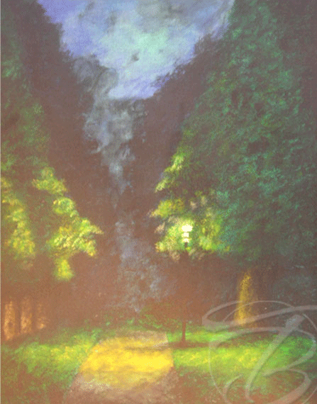 Painting of Forest Path